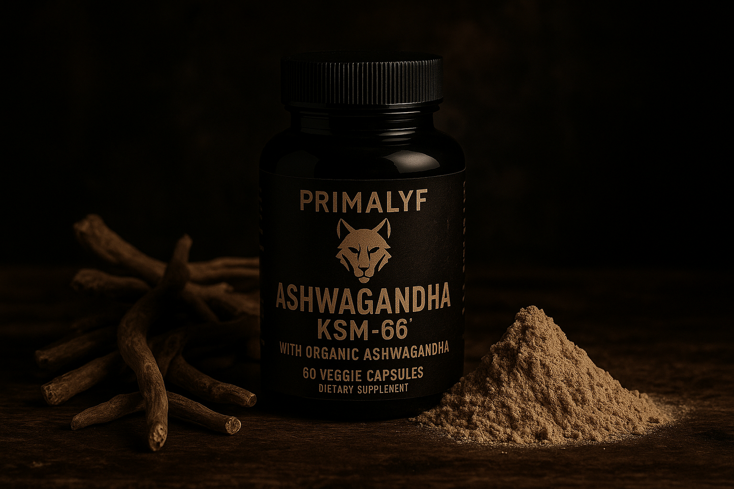 PRIMALYF Ashwagandha KSM-66 - Stress Killer & Cortisol Blocker